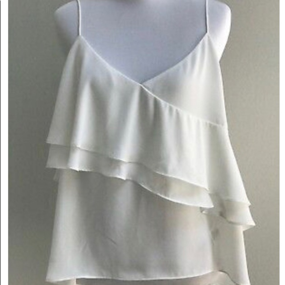 JCrew Drapey Ruffle Cami
